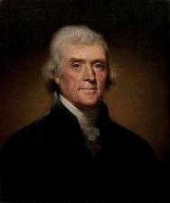 330px official presidential portrait of thomas jefferson by rembrandt peale 1800