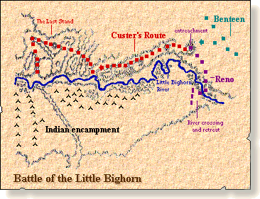 Little bighorn map
