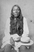 Native american cree leader little bear cabinet portrait