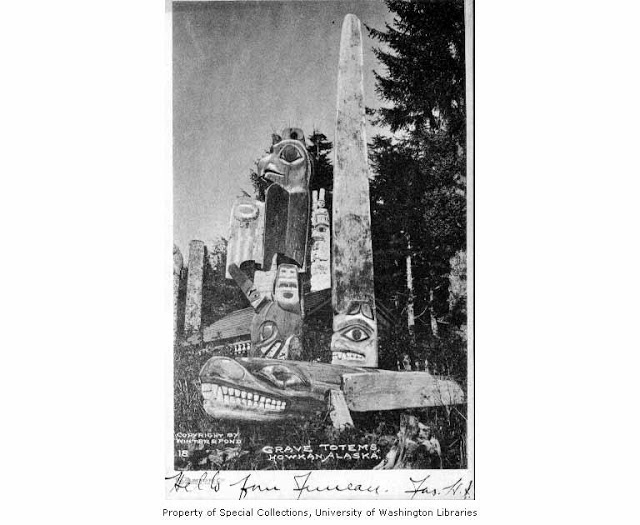 004 native american grave totems howkan 1897