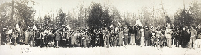 1914 panoramic view of iroquois