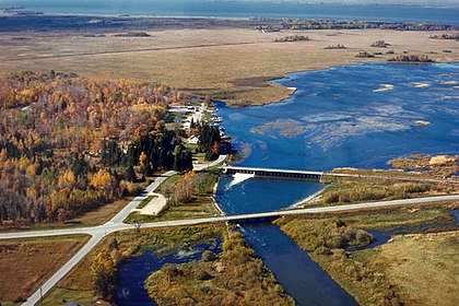 420px leech lake and dam minnesota