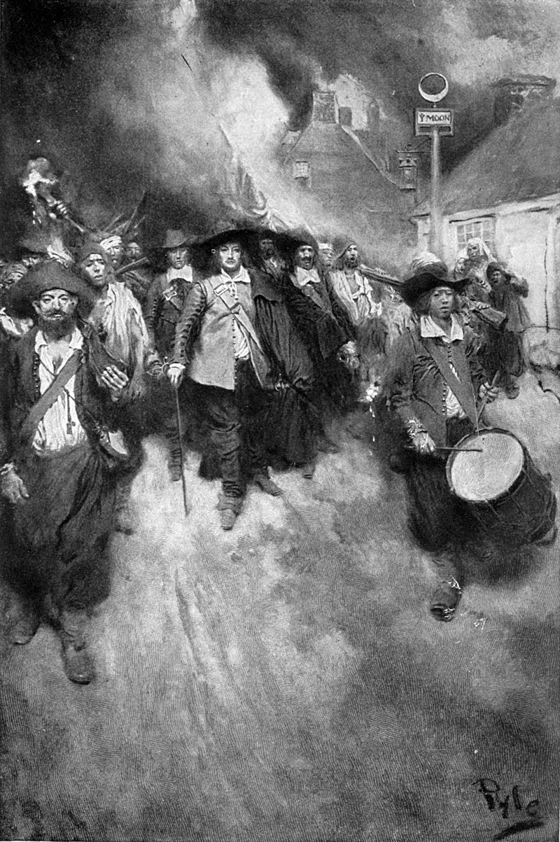 800px howard pyle the burning of jamestown