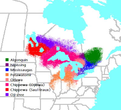 Anishinaabe anishinini map 1