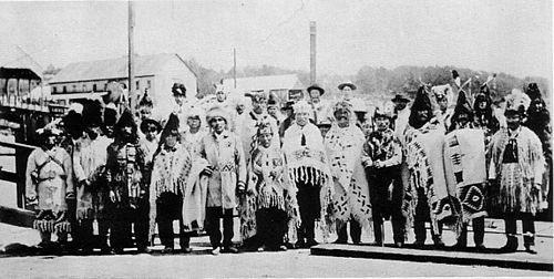 Delegation des squamish