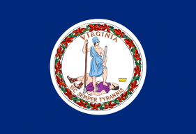 Flag of virginia svg