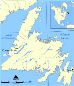 Newfoundland map