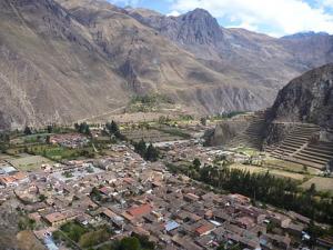 Ollantaytambo vue de la ville