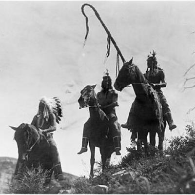 Three crow horsemen edward s curtis 1